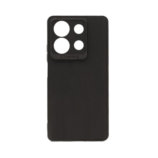 Soft Silicone Case with Camera Shield for Xiaomi Redmi Note 13 Pro 5G Black Soft Silicone Case with Camera Shield for Xiaomi Redmi Note 13 Pro 5G Black