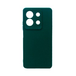 Capa de Silicone Macio com Moldura de Câmera para Xiaomi Redmi Note 13 5G Verde Capa de Silicone Macio com Moldura de Câmera para Xiaomi Redmi Note 13 5G Verde