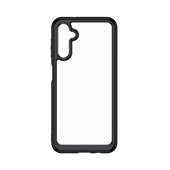 Transparent Silicone Case for Samsung Galaxy A05S Black Transparent Silicone Case for Samsung Galaxy A05S Black
