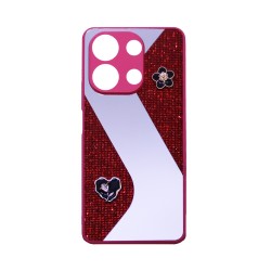 Capa Duro Designer para Xiaomi Redmi Note 13 4G Vermelho Capa Duro Designer para Xiaomi Redmi Note 13 4G Vermelho