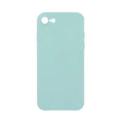 Capa de Silicone com Moldura de Câmera para Apple iPhone 7/iPhone 8 Verde Mar Capa de Silicone com Moldura de Câmera para Apple iPhone 7/iPhone 8 Verde Mar
