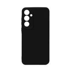 Capa de Silicone Macio com Moldura de Câmera para Samsung Galaxy A55 5G Preto Capa de Silicone Macio com Moldura de Câmera para Samsung Galaxy A55 5G Preto