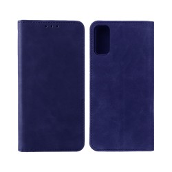 Capa Flip de Couro com Bolso Interno para Samsung Galaxy A41 Preto Capa Flip de Couro com Bolso Interno para Samsung Galaxy A41 Preto