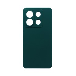 Capa de Silicone para Xiaomi Redmi Note 13 Pro 5G/Poco X6 5G Verde Escuro Capa de Silicone para Xiaomi Redmi Note 13 Pro 5G/Poco X6 5G Verde Escuro