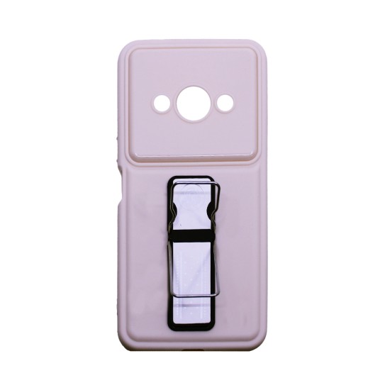 Sillicone Case with Support for Xiaomi Redmi A3 Cream