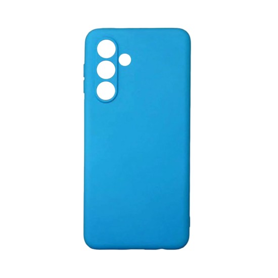 Silicone Case with Camera Shield for Samsung Galaxy A35 5G Blue Silicone Case with Camera Shield for Samsung Galaxy A35 5G Blue