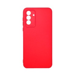 Capa de Silicone Macio com Moldura de Câmera para Samsung Galaxy A55 5G Vermelho Capa de Silicone Macio com Moldura de Câmera para Samsung Galaxy A55 5G Vermelho