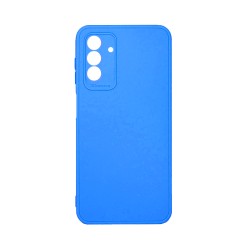 Capa de Silicone com Moldura de Câmera para Samsung Galaxy A24 4g Azul Capa de Silicone com Moldura de Câmera para Samsung Galaxy A24 4g Azul