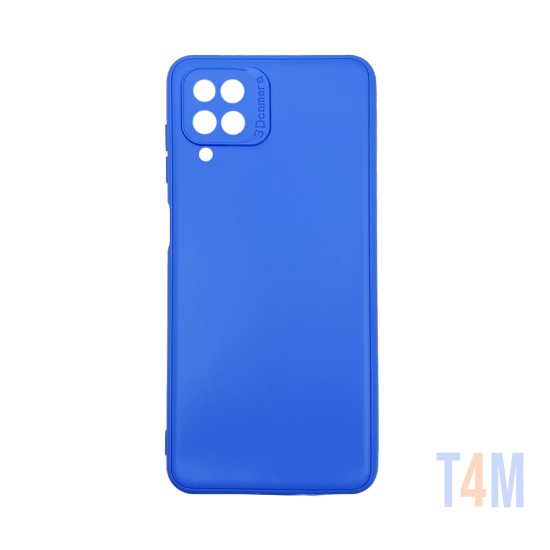 Capa de Silicone Mole para Samsung Galaxy A12 5g Azul