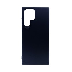 Funda de Silicona Suave para Samsung Galaxy S22 Ultra Negro