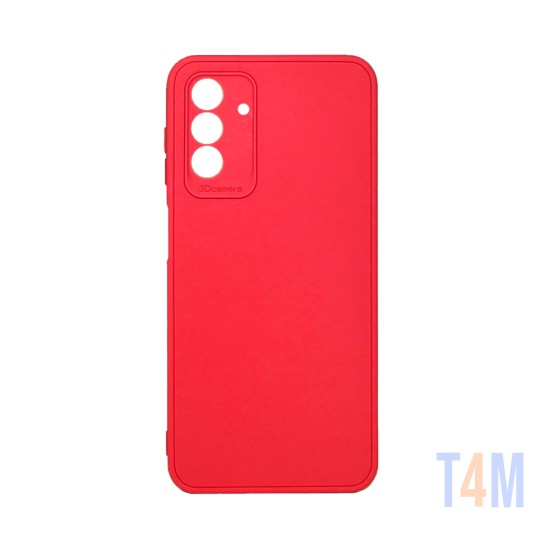 Funda de Silicona con Marco de Cámara para Samsung Galaxy A24 4g Rojo
