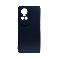 Funda de Silicona suave con Marco de cámara para Oppo Reno10 5G Negro