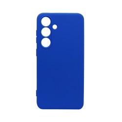 Silicone Case with Camera Shield for Samsung Galaxy A55 5G Dark Blue Silicone Case with Camera Shield for Samsung Galaxy A55 5G Dark Blue