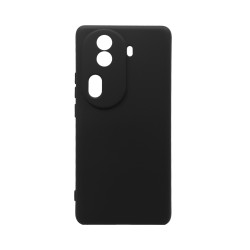 Capa de Silicone com Moldura de Câmera para Oppo Reno11 Pro Preto Capa de Silicone com Moldura de Câmera para Oppo Reno11 Pro Preto