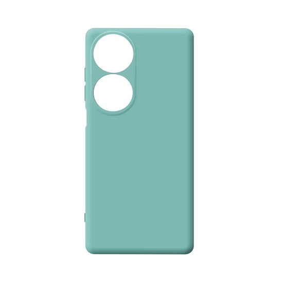 Silicone Case with Camera Shield for Huawei Honor 90 Smart/Honor X7B Sea Green Silicone Case with Camera Shield for Huawei Honor 90 Smart/Honor X7B Sea Green