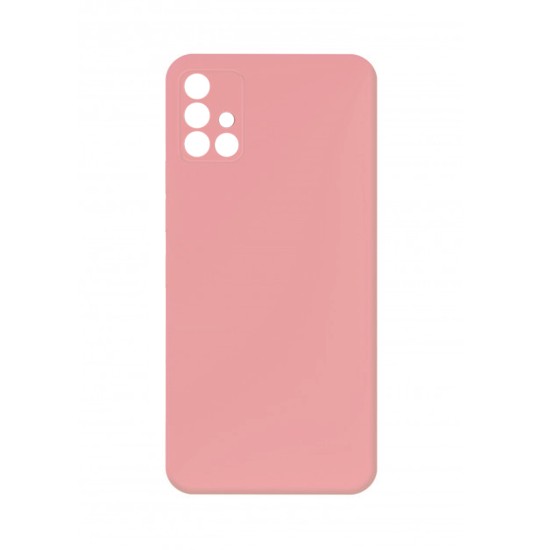 Capa de Silicone com Moldura de Câmera para Samsung Galaxy A51 Rosa Capa de Silicone com Moldura de Câmera para Samsung Galaxy A51 Rosa