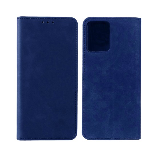 Leather Flip Cover with Internal Pocket For Xiaomi Redmi Note 12 4g Blue