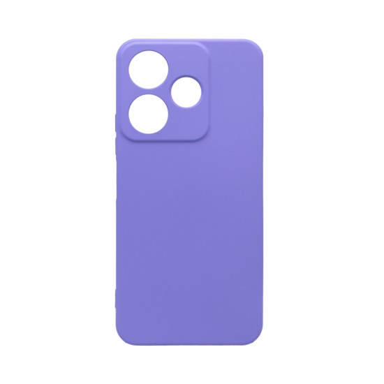 Silicone Case with Camera Shield for Xiaomi Redmi 13 4G Purple