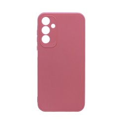 Capa de Silicone Macio com Moldura de Câmera para Samsung Galaxy A35 Rosa Capa de Silicone Macio com Moldura de Câmera para Samsung Galaxy A35 Rosa