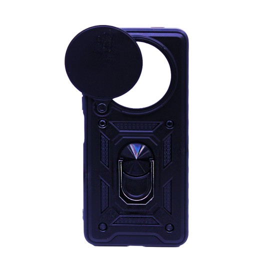 Designer Hard Case with Support and Camera Protection for Xiaomi Redmi A3 Black Designer Hard Case with Support and Camera Protection for Xiaomi Redmi A3 Black