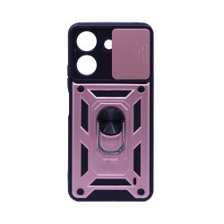Capa Duro Designer Com Suporte E Proteção De Câmera Para Xiaomi Redmi 13C/Poco C65 Dourada Rosa Capa Duro Designer Com Suporte E Proteção De Câmera Para Xiaomi Redmi 13C/Poco C65 Dourada Rosa