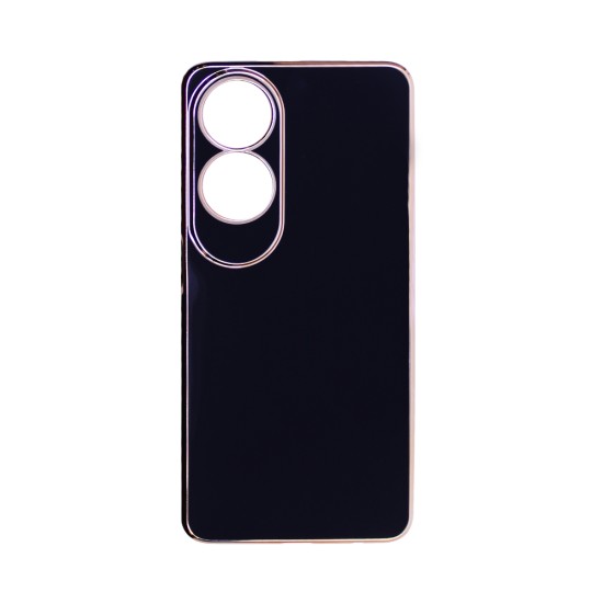 Designer Silicone Case with Camera shield for Oppo A60 Black Designer Silicone Case with Camera shield for Oppo A60 Black