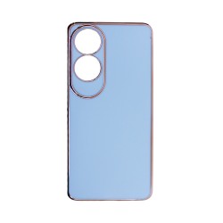 Capa de Silicone Designer com Moldura de Câmera para Oppo A60 Verde Mar Capa de Silicone Designer com Moldura de Câmera para Oppo A60 Verde Mar
