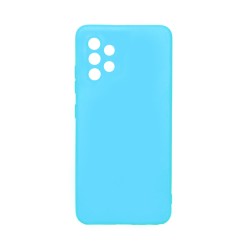 Silicone Case with Camera Shield for Samsung Galaxy M52 5G/A32 5G Light Blue Silicone Case with Camera Shield for Samsung Galaxy M52 5G/A32 5G Light Blue
