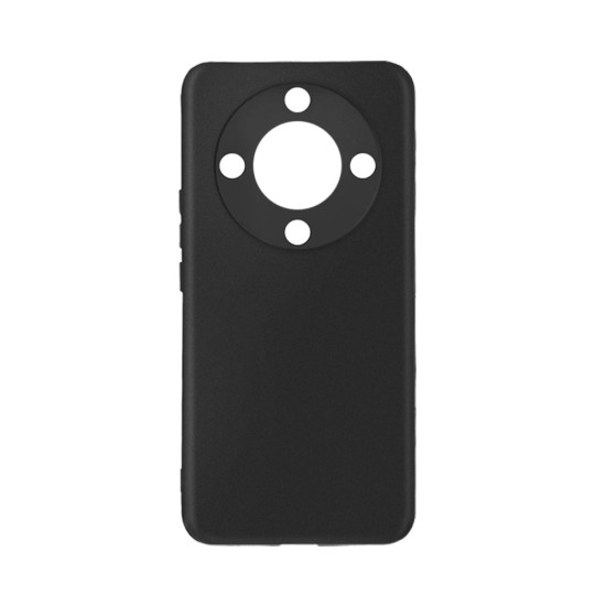 Silicone Case with Camera Shield for Huawei Honor Magic6 Lite Black Silicone Case with Camera Shield for Huawei Honor Magic6 Lite Black