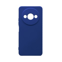 Silicone Case with Camera Shield for Xiaomi Redmi A3 Dark Blue Silicone Case with Camera Shield for Xiaomi Redmi A3 Dark Blue
