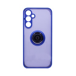 Case with Support Ring for Samsung Galaxy A25 5G Smoked Blue Case with Support Ring for Samsung Galaxy A25 5G Smoked Blue