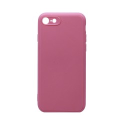 Soft Silicone Case with Camera Shield for Apple iPhone 7/iPhone 8/iPhone SE Pink Soft Silicone Case with Camera Shield for Apple iPhone 7/iPhone 8/iPhone SE Pink