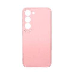 Soft Silicone Case with Camera Shield for Samsung Galaxy S24 5G Pink Soft Silicone Case with Camera Shield for Samsung Galaxy S24 5G Pink
