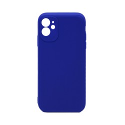 Soft Silicone Case with Camera Shield for Apple iPhone 11 Dark Blue Soft Silicone Case with Camera Shield for Apple iPhone 11 Dark Blue