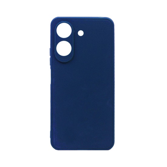 Soft Silicone Case with Camera Shield for Xiaomi Redmi 13C/Poco C65 Dark Blue Soft Silicone Case with Camera Shield for Xiaomi Redmi 13C/Poco C65 Dark Blue
