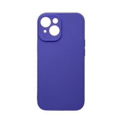 Soft Silicone Case with Camera Shield for Apple iPhone 15 Purple Soft Silicone Case with Camera Shield for Apple iPhone 15 Purple
