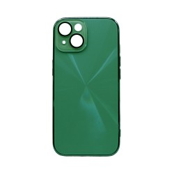 Funda Dura Diseño Con Protección De Cámara para Apple iPhone 15 Verde Funda Dura Diseño Con Protección De Cámara para Apple iPhone 15 Verde