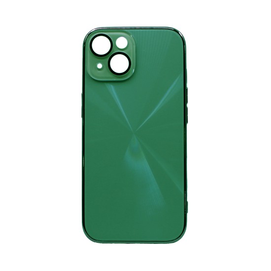 Capa Duro Designer Com Proteção De Câmera para Apple iPhone 15 Verde Capa Duro Designer Com Proteção De Câmera para Apple iPhone 15 Verde