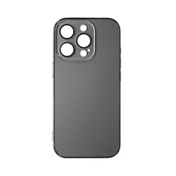 Funda Dura Diseño Con Protección De Cámara para Apple iPhone 15 Pro Max Gris Funda Dura Diseño Con Protección De Cámara para Apple iPhone 15 Pro Max Gris