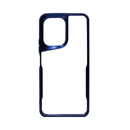 Funda Duro Transparente para Xiaomi Redmi 13C Azul Funda Duro Transparente para Xiaomi Redmi 13C Azul