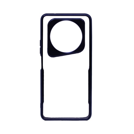 Funda Duro Transparente para Xiaomi Redmi A3 Negro Funda Duro Transparente para Xiaomi Redmi A3 Negro