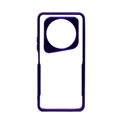 Capa Duro Transparente Para Xiaomi Redmi A3 Roxo Capa Duro Transparente Para Xiaomi Redmi A3 Roxo