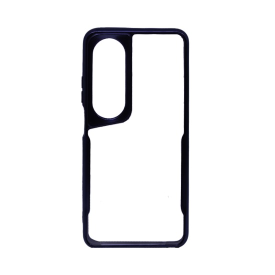 Funda Duro Transparente para Oppo A60 Negro Funda Duro Transparente para Oppo A60 Negro