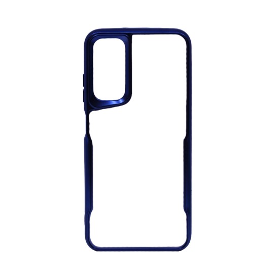 Funda Duro Transparente para Samsung Galaxy A15 Azul Funda Duro Transparente para Samsung Galaxy A15 Azul