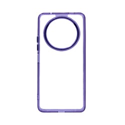Transparent Silicone Case for Xiaomi Redmi A3 Purple Transparent Silicone Case for Xiaomi Redmi A3 Purple