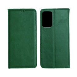 Funda Abatible de Cuero con Bolsillo Interno para Samsung Galaxy A52/A52S Verde Funda Abatible de Cuero con Bolsillo Interno para Samsung Galaxy A52/A52S Verde