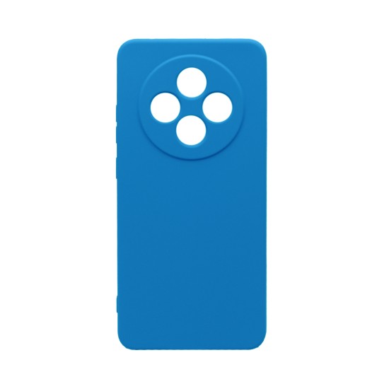 Silicone Case with Camera Shield for Oppo Reno12 F 4G/Reno12 F 5G Blue Silicone Case with Camera Shield for Oppo Reno12 F 4G/Reno12 F 5G Blue