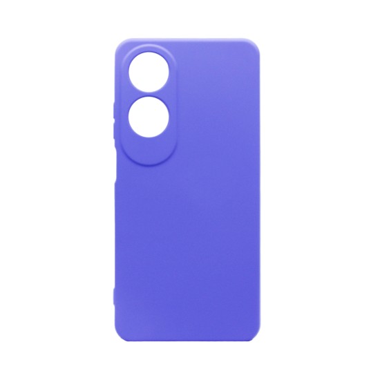 Silicone Case with Camera Shield for Oppo A60 Purple