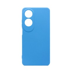 Silicone Case with Camera Shield for Oppo A60 Blue Silicone Case with Camera Shield for Oppo A60 Blue