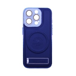 Funda Dura Diseño Magnética Con Soporte Y Protección De Cámara para Apple iPhone 14 Pro Max Azul Funda Dura Diseño Magnética Con Soporte Y Protección De Cámara para Apple iPhone 14 Pro Max Azul
